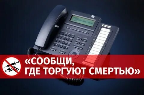 Первый этап Общероссийской акции "Сообщи, где торгуют смертью!"